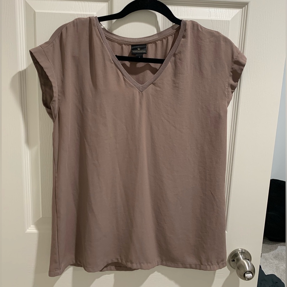 Brown blouse size Medium